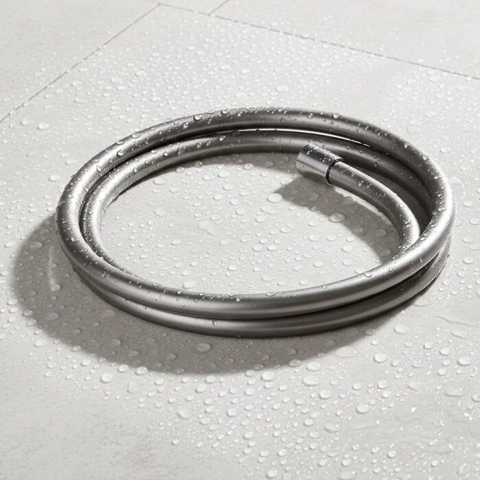 D113000001000BN Flow Душовий шланг з латунними гайками G1/2’’ довжиною 1,5 м, brushed nickel (1 сорт)