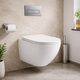 DBA70251111W Balance Підвісний безобідковий унітаз з кришкою soft-close, Vortex Flush, білий глянець (1 сорт)