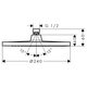 26724000 HG Crometta S 240 1jet KB EcoSmart, хром (1 сорт)
