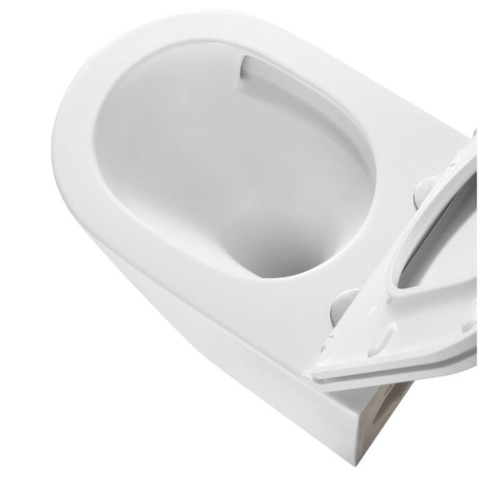 DCA0530111W Calma Унітаз підвісний 515x355x365mm з кришкою soft-close, Vortex Flush, білий глянець (1 сорт)