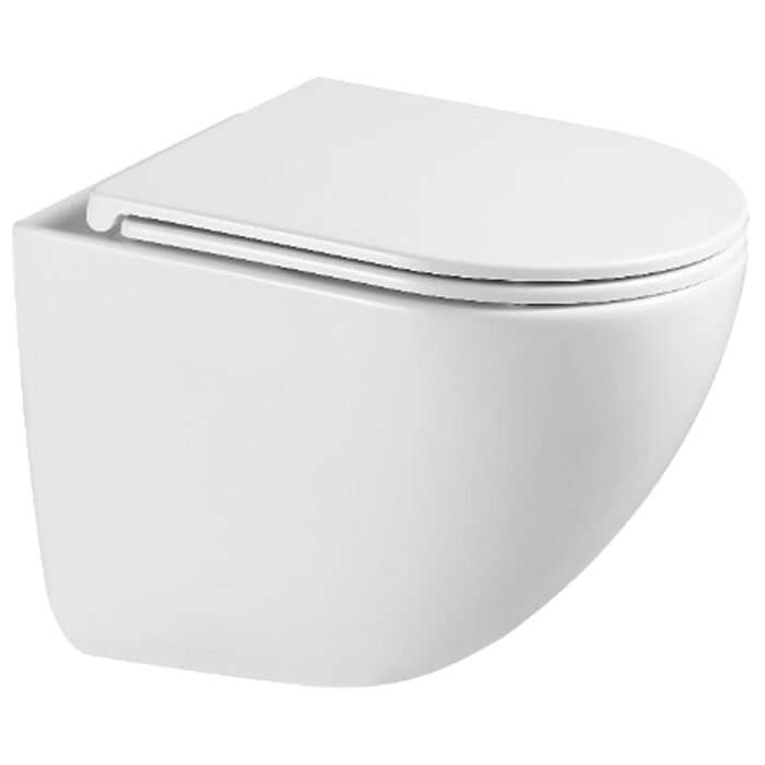 DUN0930111W Unda Унітаз підвісний 495x360x390mm з кришкою soft-close, Vortex Flush, білий глянець (1 сорт)