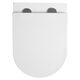 DUN0930111W Unda Унітаз підвісний 495x360x390mm з кришкою soft-close, Vortex Flush, білий глянець (1 сорт)