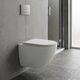 DUN0930111W Unda Унітаз підвісний 495x360x390mm з кришкою soft-close, Vortex Flush, білий глянець (1 сорт)