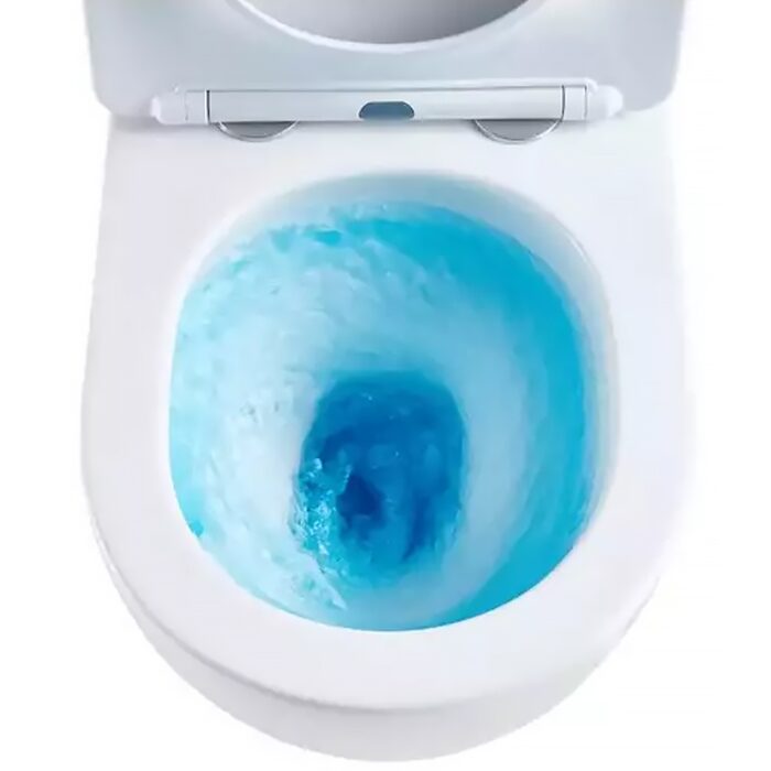 DFL0460211W Flow Унітаз-компакт 630x390x840 mm з кришкою soft-close, Vortex Flush, білий глянець (1 сорт)