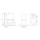 DFL0460211W Flow Унітаз-компакт 630x390x840 mm з кришкою soft-close, Vortex Flush, білий глянець (1 сорт)