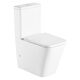 DFL2170211W Flow square Унітаз-компакт 610x365x825мм з кришкою soft-close, Vortex Flush, білий глянець (1 сорт)