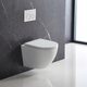 DFL0460111MW Flow Унітаз підвісний 495x365x365mm з кришкою soft-close, Vortex Flush, матовий білий (1 сорт)