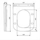 DGR0760111W Grid Кришка для унітазу з soft-close механізмом, білий глянець (1 сорт)