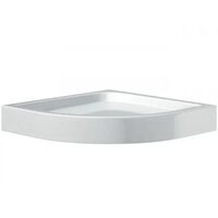 W90T-401-090W  Gem, душовий піддон 1/4 кола, 90х90 з сифоном, білий (1 сорт)