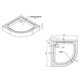 W90T-401-090W  Gem, душовий піддон 1/4 кола, 90х90 з сифоном, білий (1 сорт)