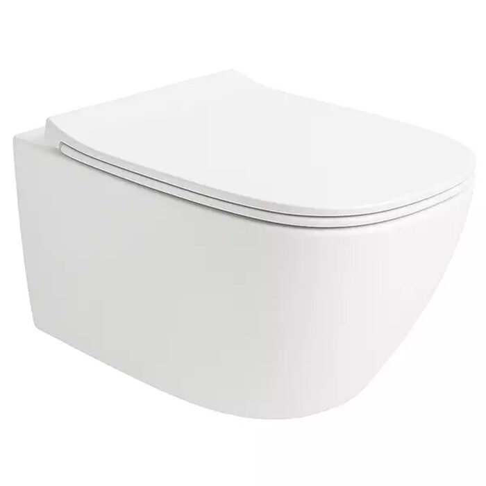 JU18/F85 Juniper Унітаз підвісний турбозмив Vertigo flush,  білий (1 сорт)