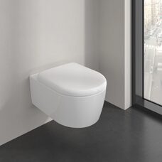 5656CL01 Skyla  Унітаз підвісний DirectFlush з кришкою QuickRelease/SoftClosing з турбозмивом, White Alpin (1 сорт)