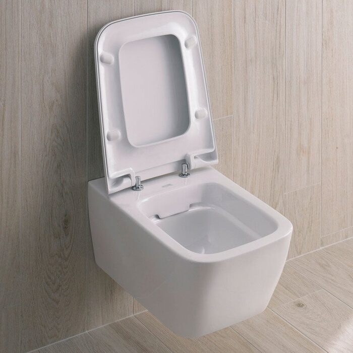 201950000 iCon Square Унітаз підвісний, Rimfree, довжина 54см, колір білий глянець (1 сорт)