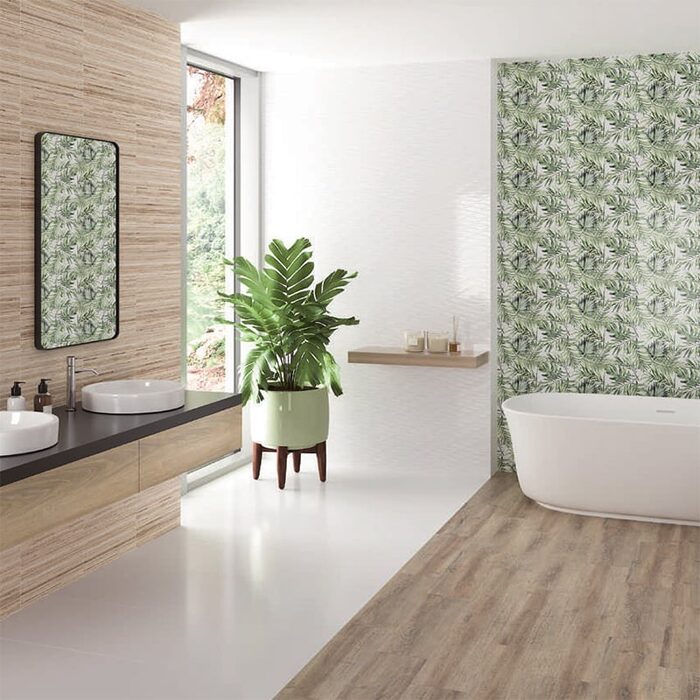 Плитка стінова White Wave GLOSSY STR 25x40 код 1404 Церсаніт