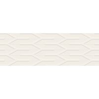 Плитка стінова Nightwish Bianco B RECT STR 250x750x9 Paradyz