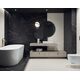 Плитка керамогранітна Artstone Black RECT 598x1198x10 Paradyz