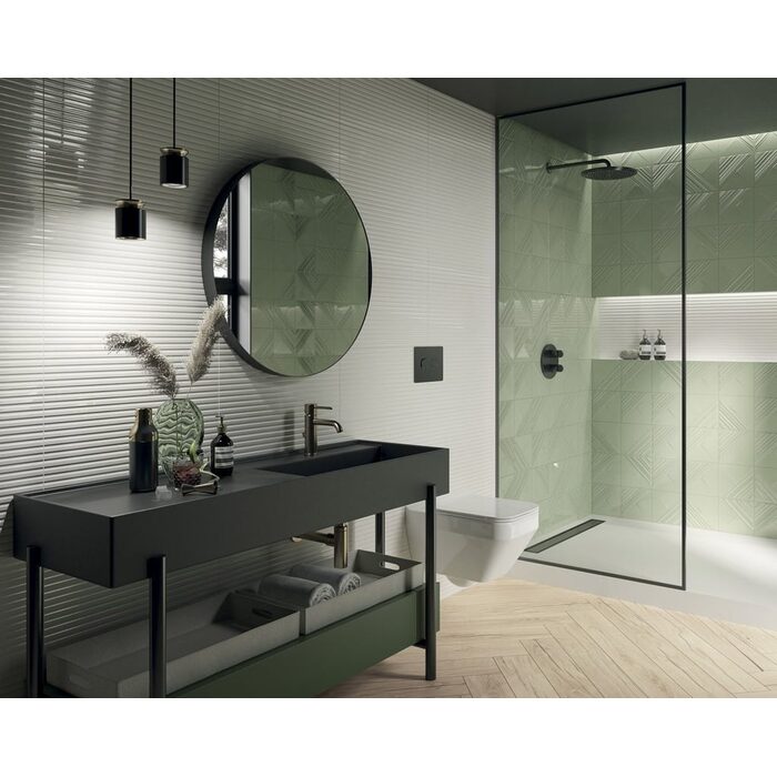 Плитка стінова Feelings Bianco Dekor RECT 298x598x9 Paradyz