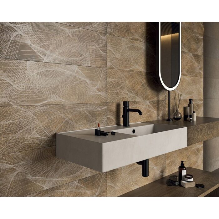 Плитка стінова Freedom Rust Dekor RECT 250x750x9 Paradyz
