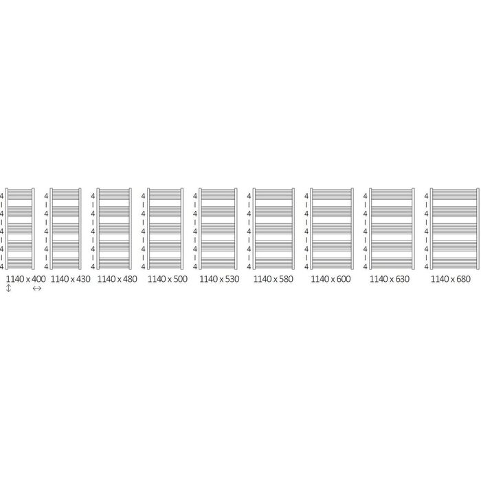 Рушникосушка Fiona 1140х580 WGFIN114058KS96SX Terma