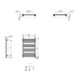 Рушникосушка 1185x530 Marlin One WWMRN118053KS96E1U Terma
