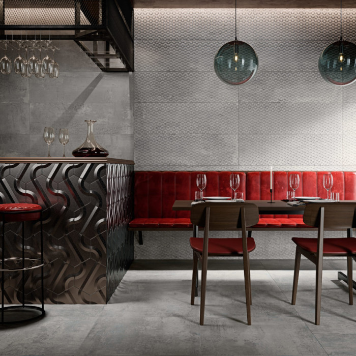 Плитка керамогранітна Metallic Grey Natural 595,5x595,5x10 Aparici
