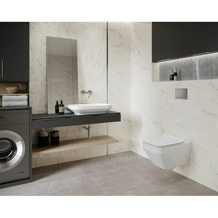 Плитка стінова Bliss Silver 300x600x9 Paradyz