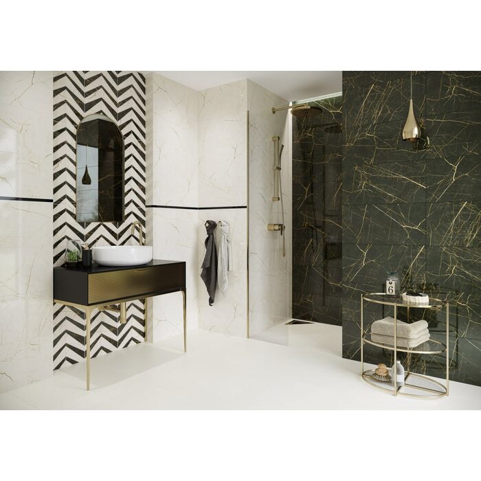 Плитка стінова Fancy White STR 300x600x9 Paradyz