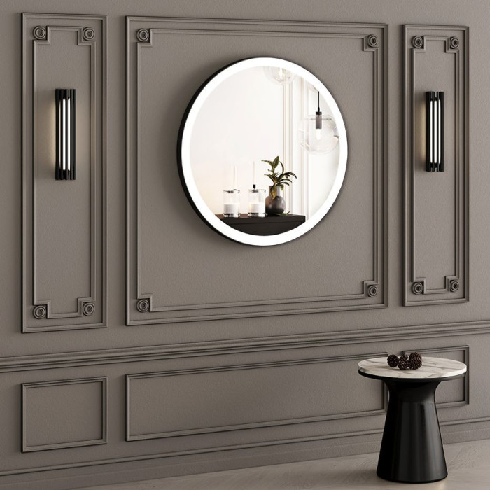 Дзеркало YAMATO BLACK Iron Mirror 600x600 StudioGlass
