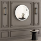 Дзеркало YAMATO BLACK Iron Mirror 600x600 StudioGlass