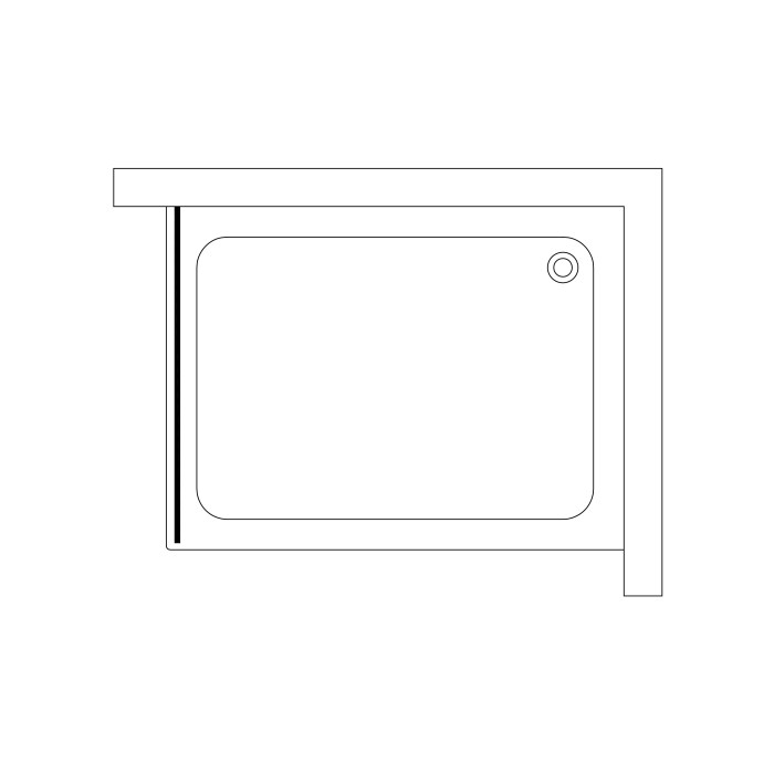 S90C Бічна панель 900x1900 мм скло прозоре