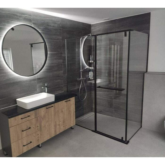 Душова кабіна Razio AG Black 900х900 Agnes