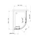 R12080RC Душова кабіна ROUND напівкругла 1200x800x1900 мм скло прозоре (2 частини)