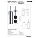 Туалетна щітка з тримачем Omega (102313067), Bemeta