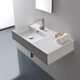 Умивальник Teorema 2.0 80 DX 5115 Glossy White SCARABEO