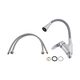 Змішувач для кухні Lidz Tani 007F3 з гнучким виливом (k40) LDTAN007F3GCR31869 Chrome/Grey