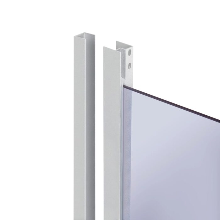 Душова кабіна Lidz Latwa SC80x80.SAT.MID.GR, скло тоноване 4 мм без піддона