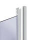 Душова кабіна Lidz Latwa SC90x90.SAT.LOW.GR, скло тон. 4 мм + Lidz Душовий піддон KAPIELKA ST90x90x14