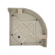 Душова кабіна Lidz Latwa SC80x80.SAT.LOW.GR, скло тон. 4 мм + Lidz Душовий піддон KAPIELKA ST80x80x15