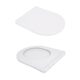 Унітаз підвісний Jay Rimless 485×360×320 мм, White, з сидінням Slim Duroplast/ Soft-close/ Quick Relase QT07335177RW Qtap