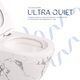 Унітаз підвісний Robin Ultra Quiet 490×365×325 мм, Marble, з сидінням Slim Duroplast / Soft-close / Quick Release QT13332381АSMR Qtap
