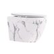 Унітаз підвісний Robin Ultra Quiet 490×365×325 мм, Marble, з сидінням Slim Duroplast / Soft-close / Quick Release QT13332381АSMR Qtap