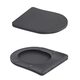 Унітаз підвісний Robin Ultra Quiet 490×365×325 мм, Anthracite, з сидінням Slim Duroplast / Soft-close / Quick Release QT13332381АSAN Qtap