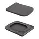 Унітаз підвісний Tern Ultra Quiet 490×365×325 мм, Anthracite, з сидінням Slim Duroplast / Soft-close / Quick Release QT17332303ASAN Qtap