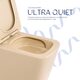 Унітаз підвісний Tern Ultra Quiet 490×365×325 мм, Beige, з сидінням Slim Duroplast / Soft-close / Quick Release QT17332303ASSB Qtap