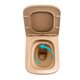 Унітаз підвісний Tern Ultra Quiet 490×365×325 мм, Beige, з сидінням Slim Duroplast / Soft-close / Quick Release QT17332303ASSB Qtap