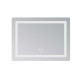 Дзеркало Lidz Kubis (KU2) 800х600 з LED-підсвічуванням Touch, з антизапотіванням, з димером, рег. яскравості LD78LF904806048446