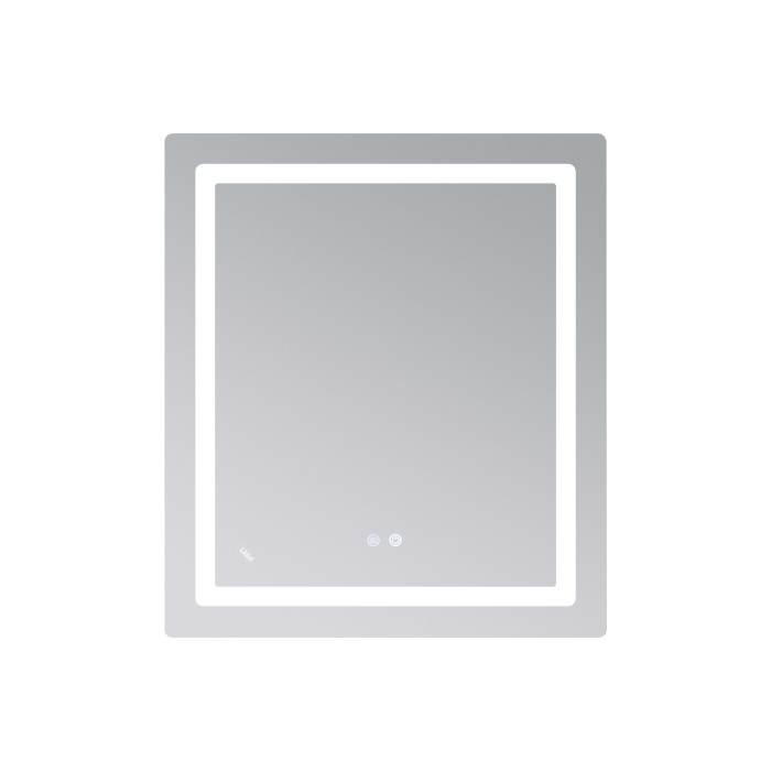Дзеркало Lidz Kubis 700х800 з LED-підсвічуванням Touch, з антизапотіванням, з димером, рег. яскравості LD78LF904708048447