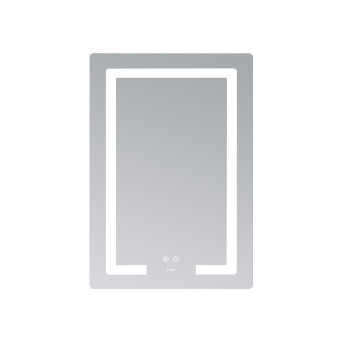 Дзеркало Lidz Kubis (KU2) 600х800 з LED-підсвічуванням Touch, з антизапотіванням, з димером, рег. яскравості LD78LF937608048449