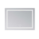 Дзеркало Lidz Kubis (KU1) 900х700 з LED-підсвічуванням Touch, з антизапотіванням, з димером, рег. яскравості LD78LF904907048451