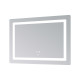 Дзеркало Lidz Kubis (KU2) 900х700 з LED-підсвічуванням Touch, з антизапотіванням, з димером, рег. яскравості LD78LF904907048452